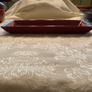 Longaberger pottery serving dish